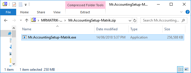 Double-click the installer